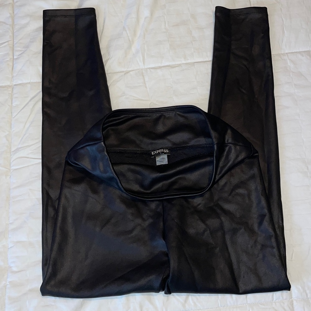 FAUX LEATHER EXPRESS LEGGINGS S